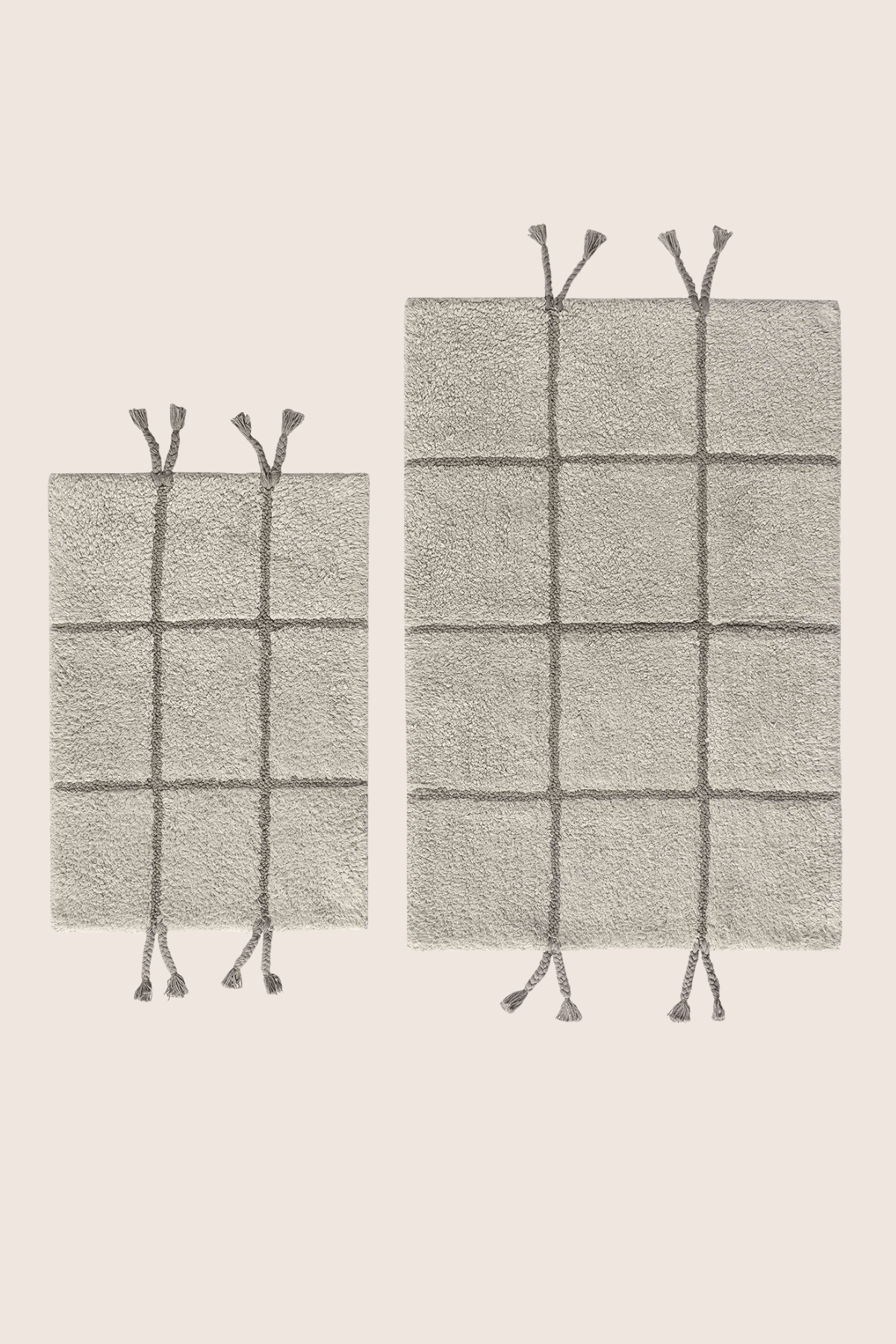 İRYA-Elani 2’Li Takım Banyo Paspası %100 Pamuk 40X60+60X90 Cm Mint-Paspas-3-roqelvaxirum.shop