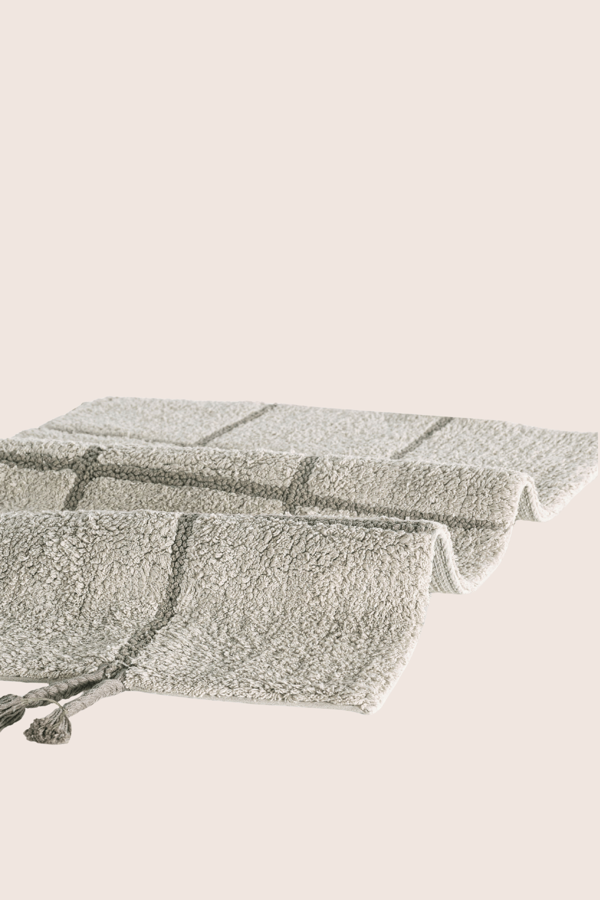 İRYA-Elani 2’Li Takım Banyo Paspası %100 Pamuk 40X60+60X90 Cm Mint-Paspas-4-roqelvaxirum.shop