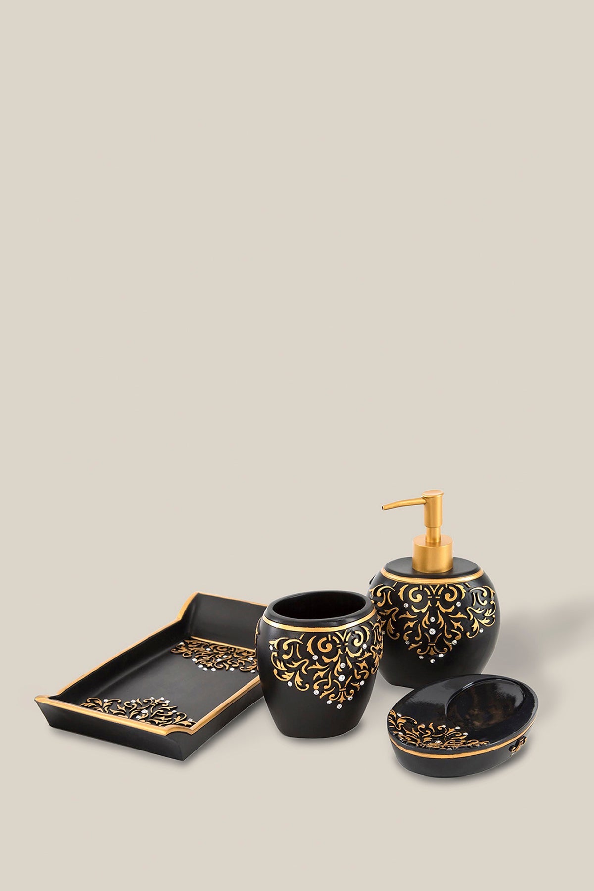 İRYA-Flossy 4 Parça Banyo Seti-Banyo Düzenleyicileri-2-roqelvaxirum.shop