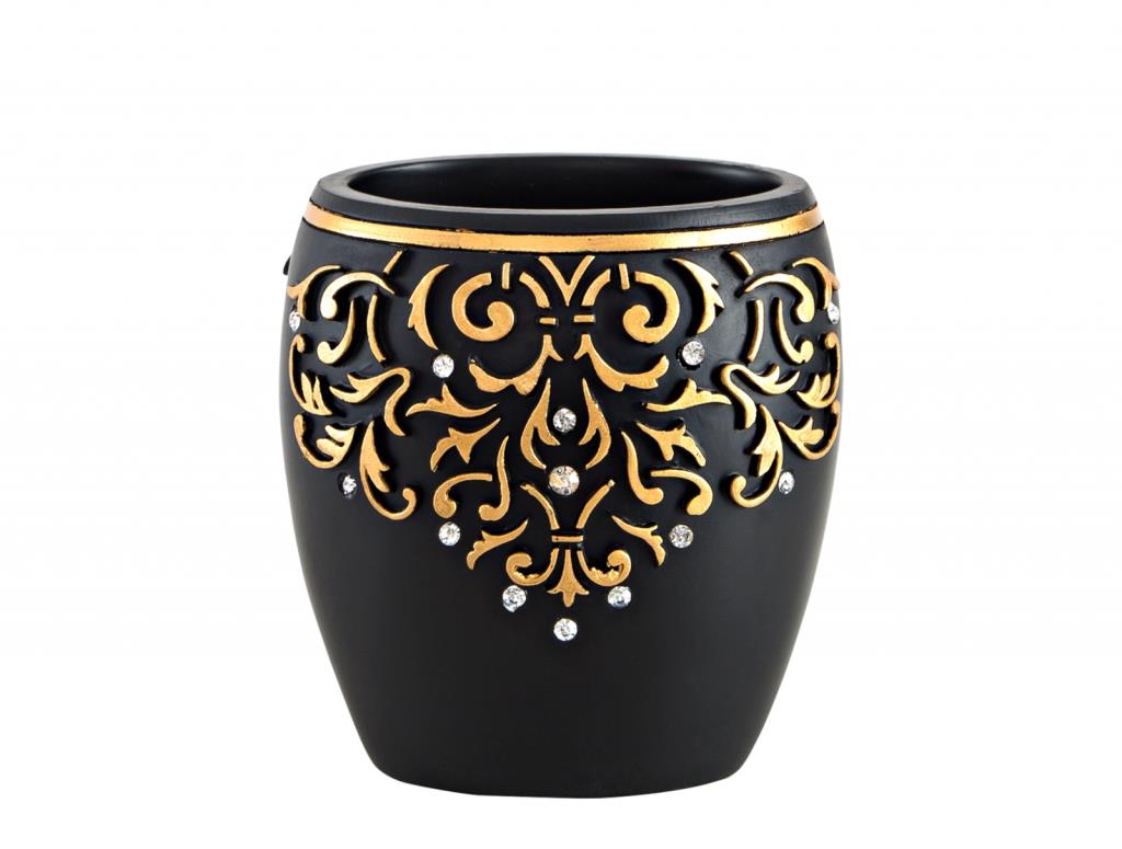 İRYA-Flossy Diş Fırçalık Siyah-Banyo Düzenleyicileri-2-roqelvaxirum.shop