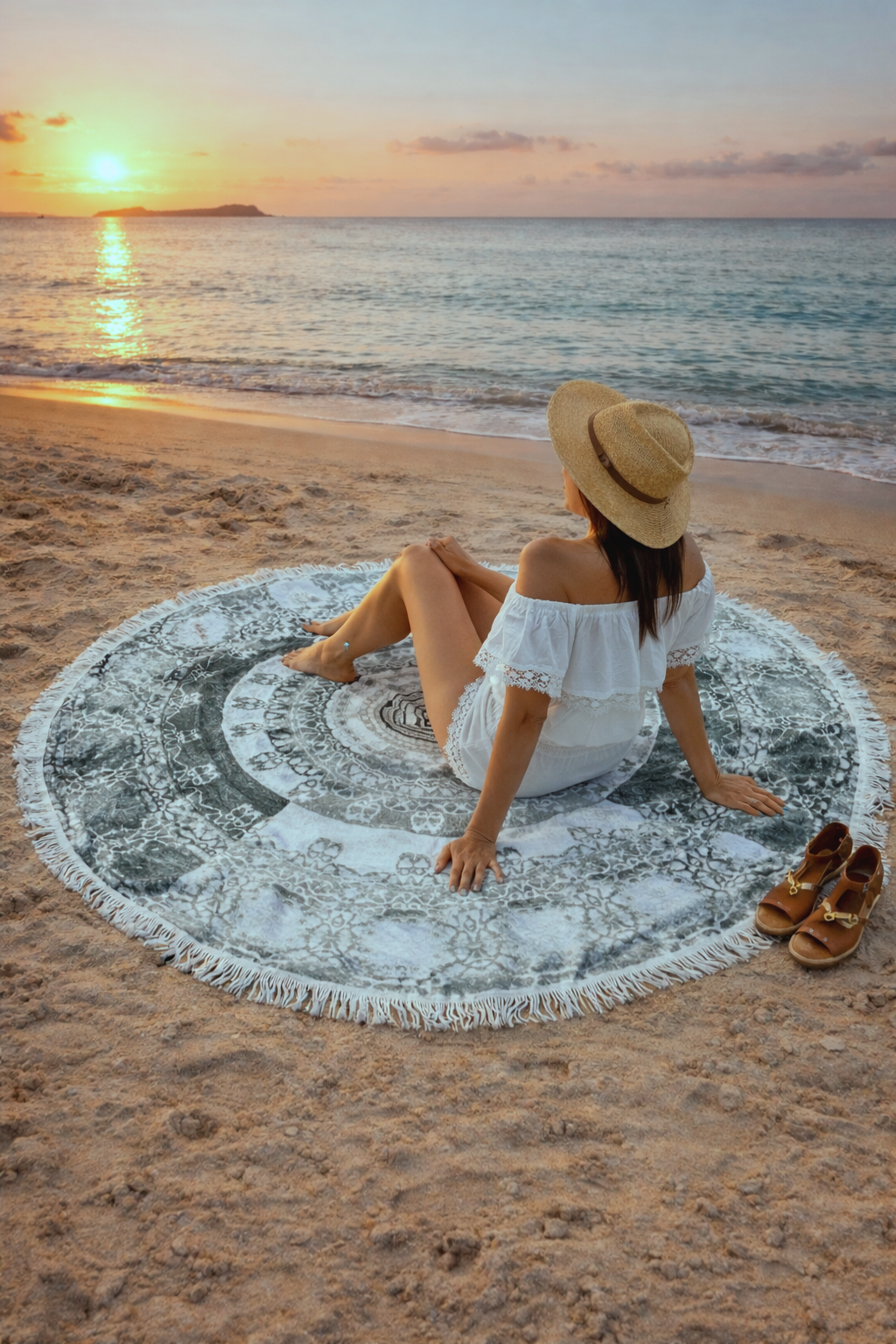 İRYA-Home And More Alisa Plaj Havlusu-Havlu & Havlu Setleri-1-roqelvaxirum.shop