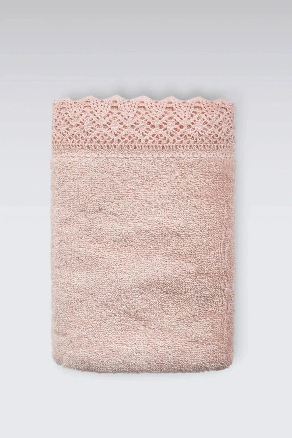İRYA-Lacy Banyo Havlusu 90X150 Cm Pembe-Havlu & Havlu Setleri-1-roqelvaxirum.shop