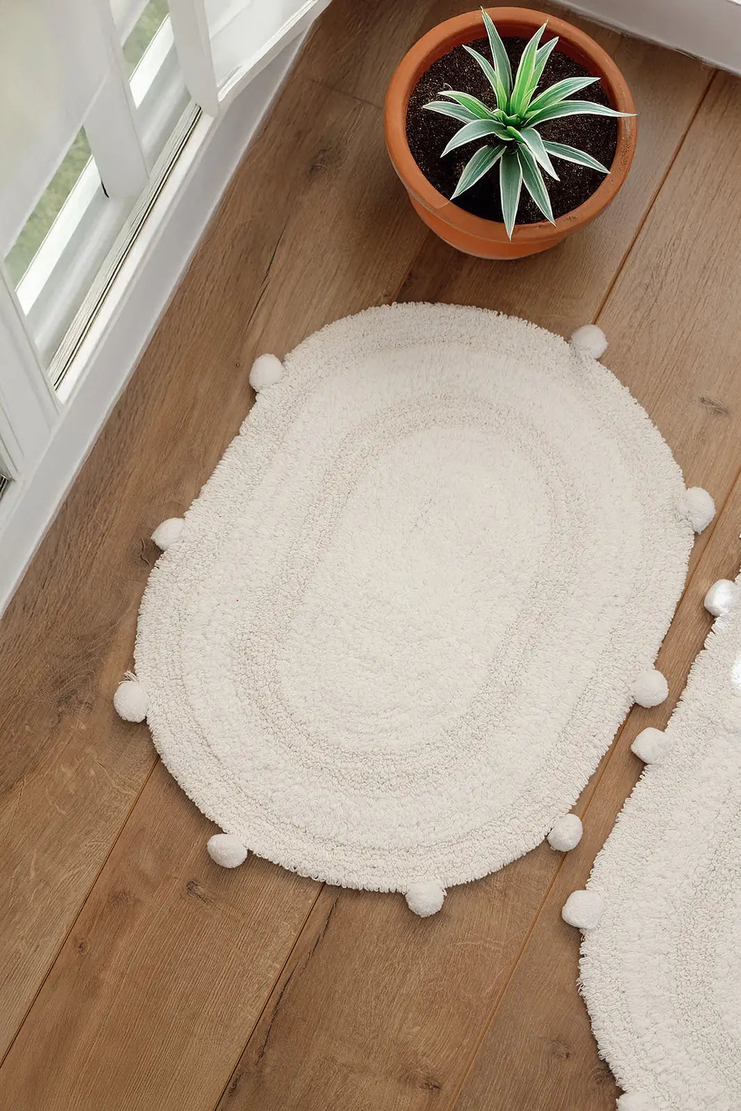 İRYA-Lampetie | Eris Tekli Banyo Paspası 45X60 Beyaz-Paspas-1-roqelvaxirum.shop