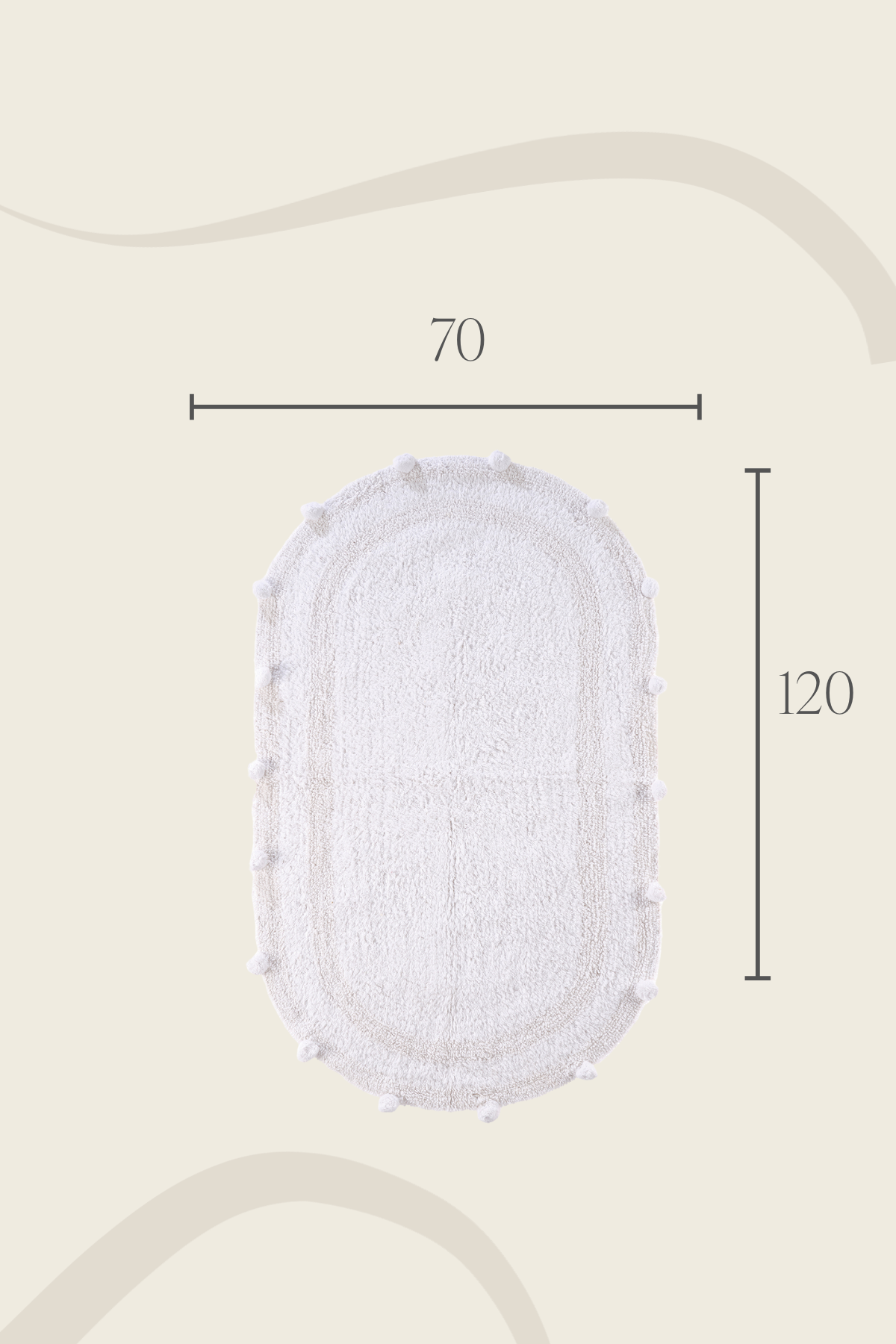İRYA-Lampetie | Eris Tekli Banyo Paspası 70X120 Beyaz-Paspas-4-roqelvaxirum.shop