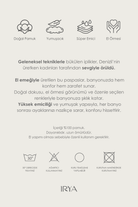 İRYA-Lavish El Örmesi Tekli Banyo Paspası %100 Pamuk 50X70 Siyah-Paspas-8-roqelvaxirum.shop