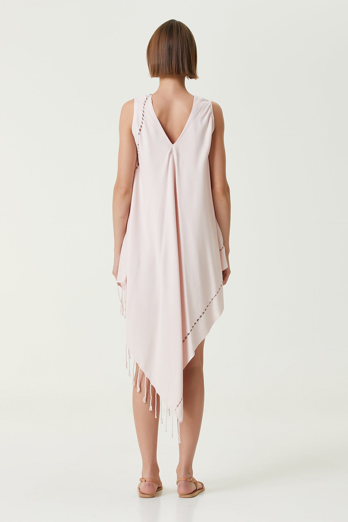 İRYA-Layla Askılı Elbise Pudra-Elbise-7-roqelvaxirum.shop
