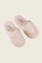 İRYA-Lindy Bambu Kalın Tabanlı Havlu Terlik Ekru-Sandalet & Terlik-2-roqelvaxirum.shop