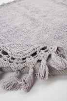 İRYA-Lorna 2’Li Takım Banyo Paspası %100 Pamuk 40X60 + 60X90 Lila-Paspas-5-roqelvaxirum.shop