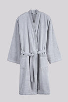 İRYA-Marble %100 Pamuk Erkek Bornoz Gri-Bornoz-8-roqelvaxirum.shop