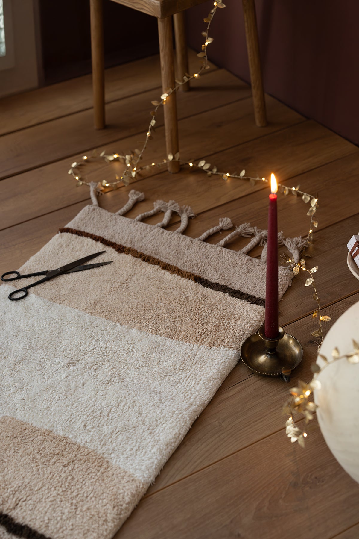İRYA-Marble Tekli Banyo Paspası %100 Pamuk 60X100 Kahverengi-Paspas-3-roqelvaxirum.shop