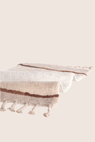İRYA-Marble Tekli Banyo Paspası %100 Pamuk 60X100 Kahverengi-Paspas-7-roqelvaxirum.shop