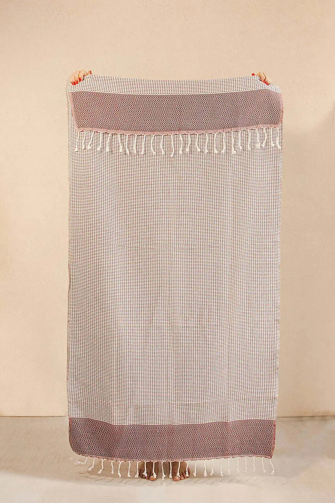 İRYA-Mia Peştamal 90X170 Kırmızı-Havlu & Havlu Setleri-2-roqelvaxirum.shop