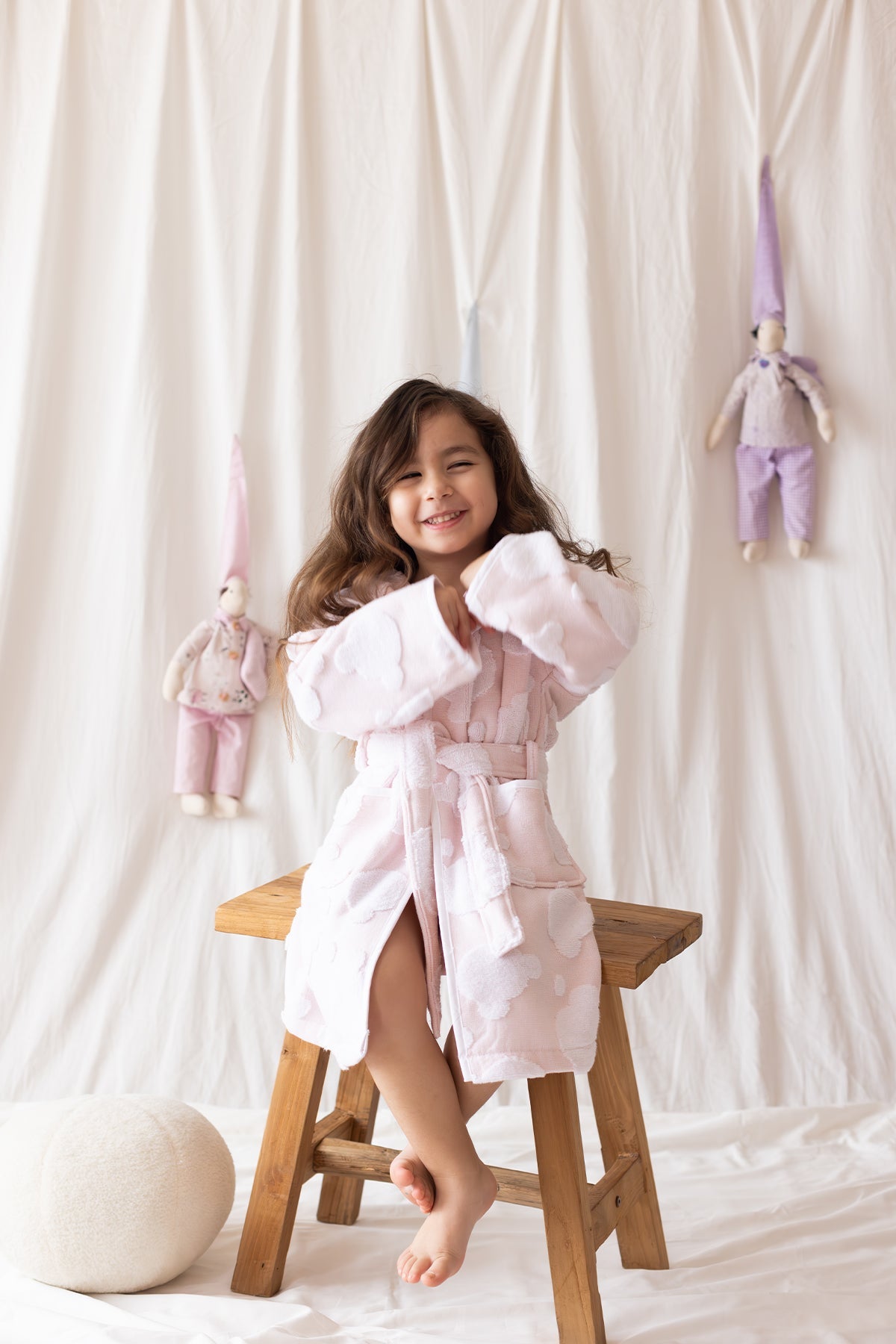 İRYA-My Little Bear Çocuk Bornoz Pembe-Bornoz-1-roqelvaxirum.shop