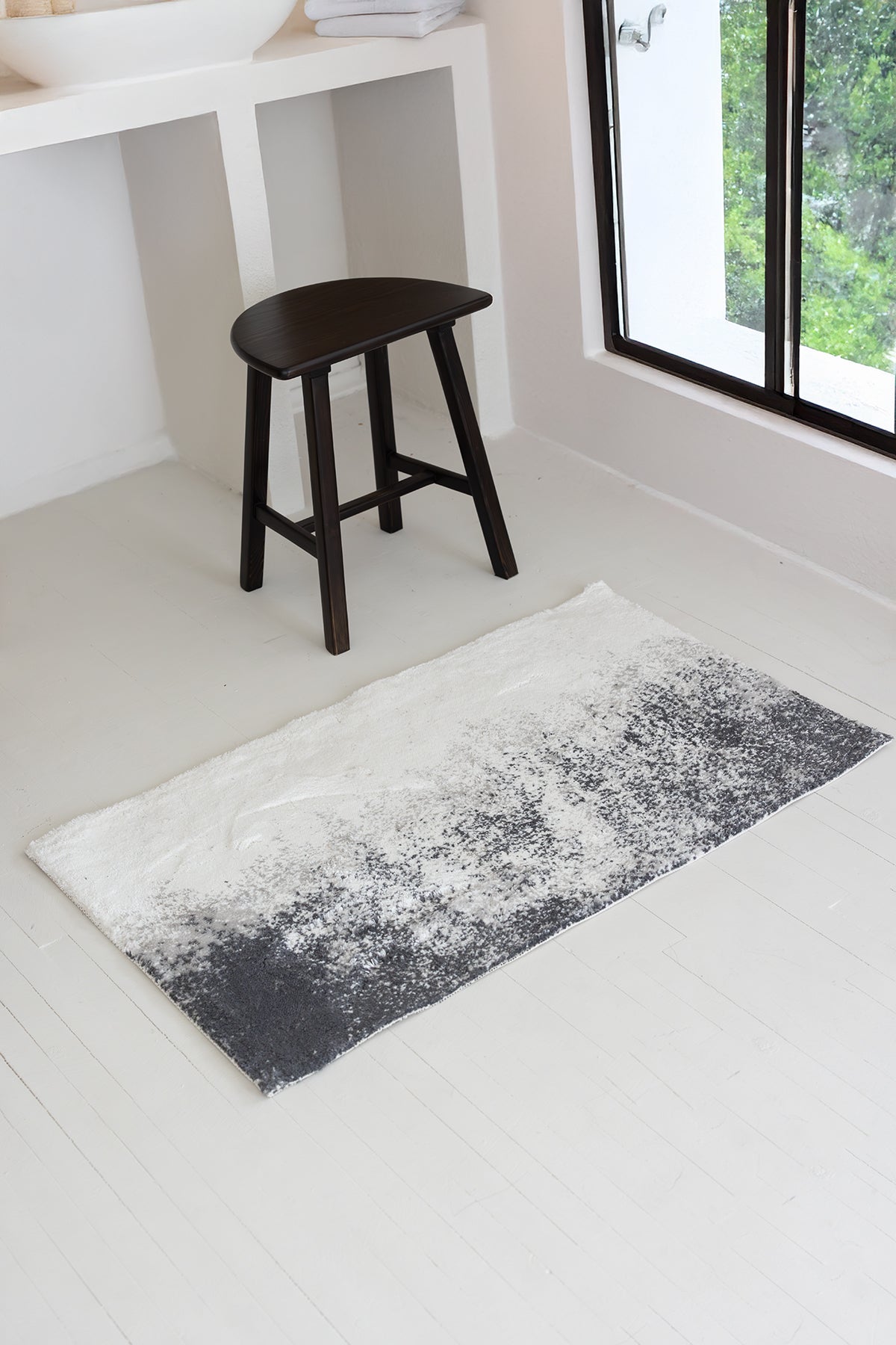 İRYA-Nera Tekli Banyo Paspası 60X100 Koyu Gri-Paspas-1-roqelvaxirum.shop