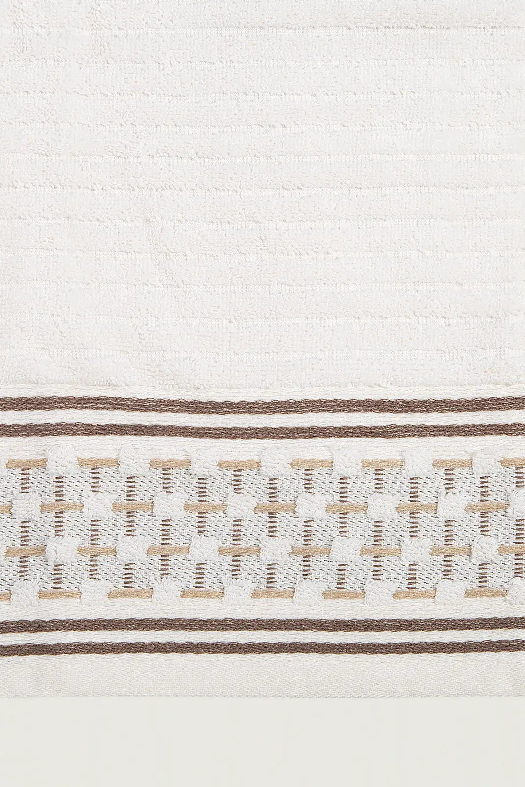 İRYA-Olwen Banyo Havlusu 70X140 Cm Ekru-Havlu & Havlu Setleri-4-roqelvaxirum.shop