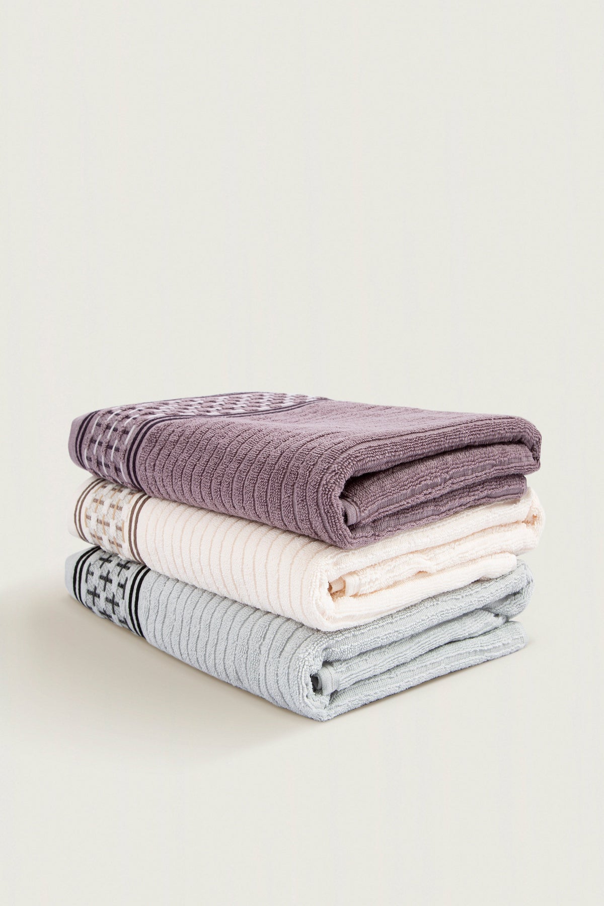 İRYA-Olwen Banyo Havlusu 70X140 Cm Lila-Havlu & Havlu Setleri-5-roqelvaxirum.shop