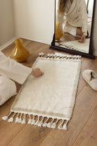 İRYA-Root Tekli Banyo Paspası Bambu 50X80 Cm Mint-Paspas-1-roqelvaxirum.shop