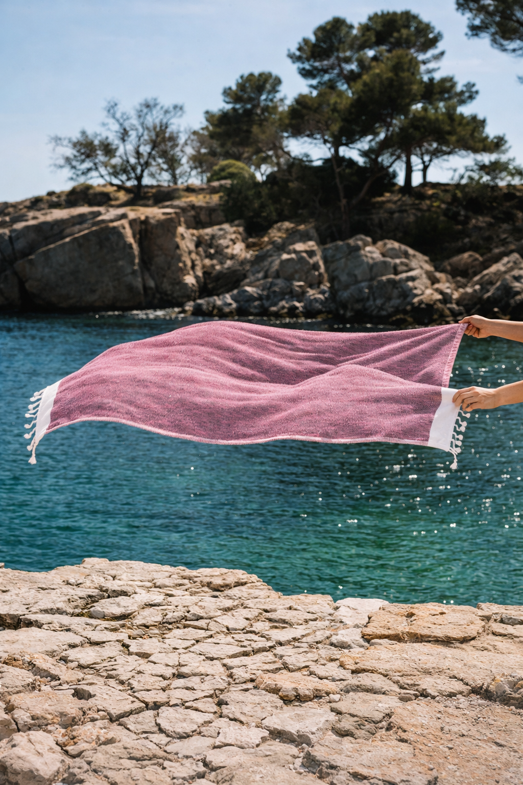 İRYA-Sare Peştamal Pembe-Havlu & Havlu Setleri-1-roqelvaxirum.shop