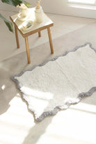 İRYA-Scallop Tekli Banyo Paspası Bambu 60X100 Gri-Paspas-1-roqelvaxirum.shop