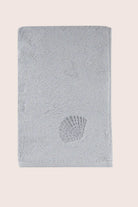 İRYA-Sedef Bambu Nakışlı Banyo Havlusu 70X140 Cm Gri-Havlu & Havlu Setleri-8-roqelvaxirum.shop