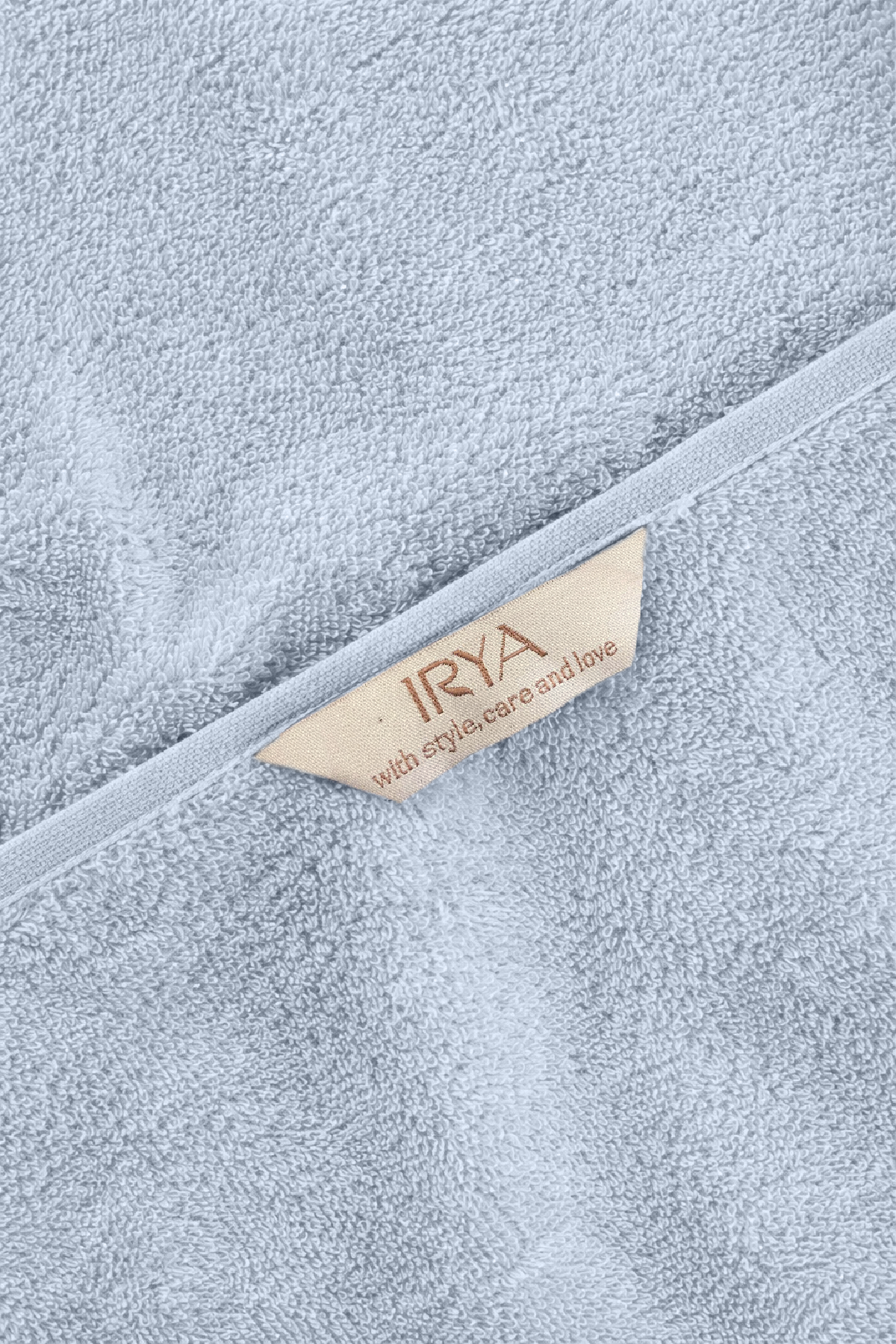 İRYA-Shadow %100 Pamuk El Havlusu 50X90 Cm Misty Blue-3-roqelvaxirum.shop