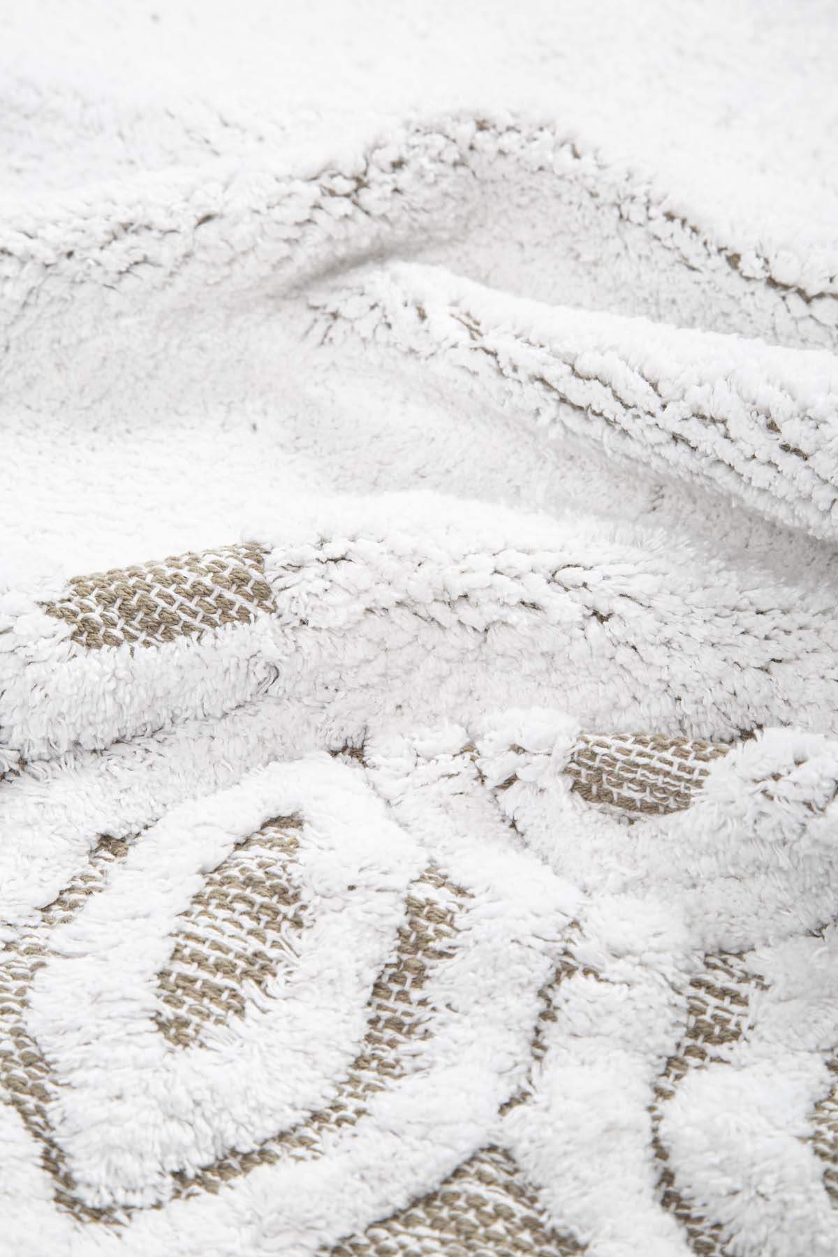 İRYA-Sherry Tekli Banyo Paspası %100 Pamuk 70X110 Bej-Paspas-6-roqelvaxirum.shop