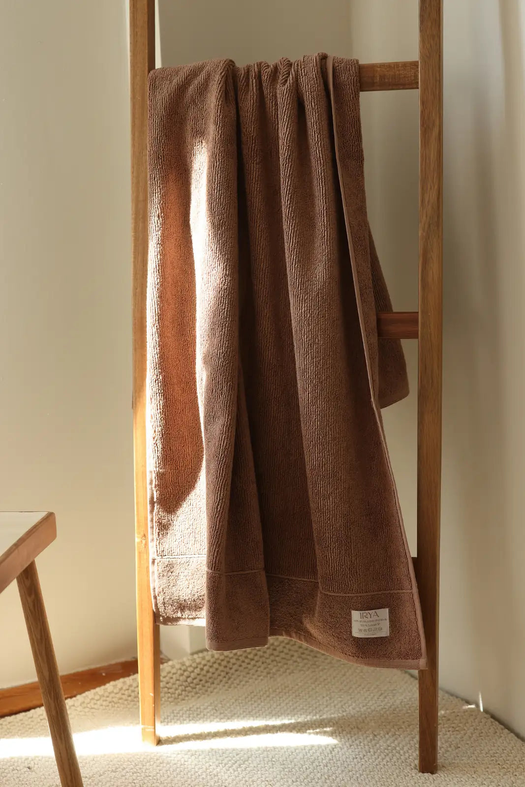İRYA-Solena El Havlusu 50X100Cm Kahve-Havlu & Havlu Setleri-3-roqelvaxirum.shop