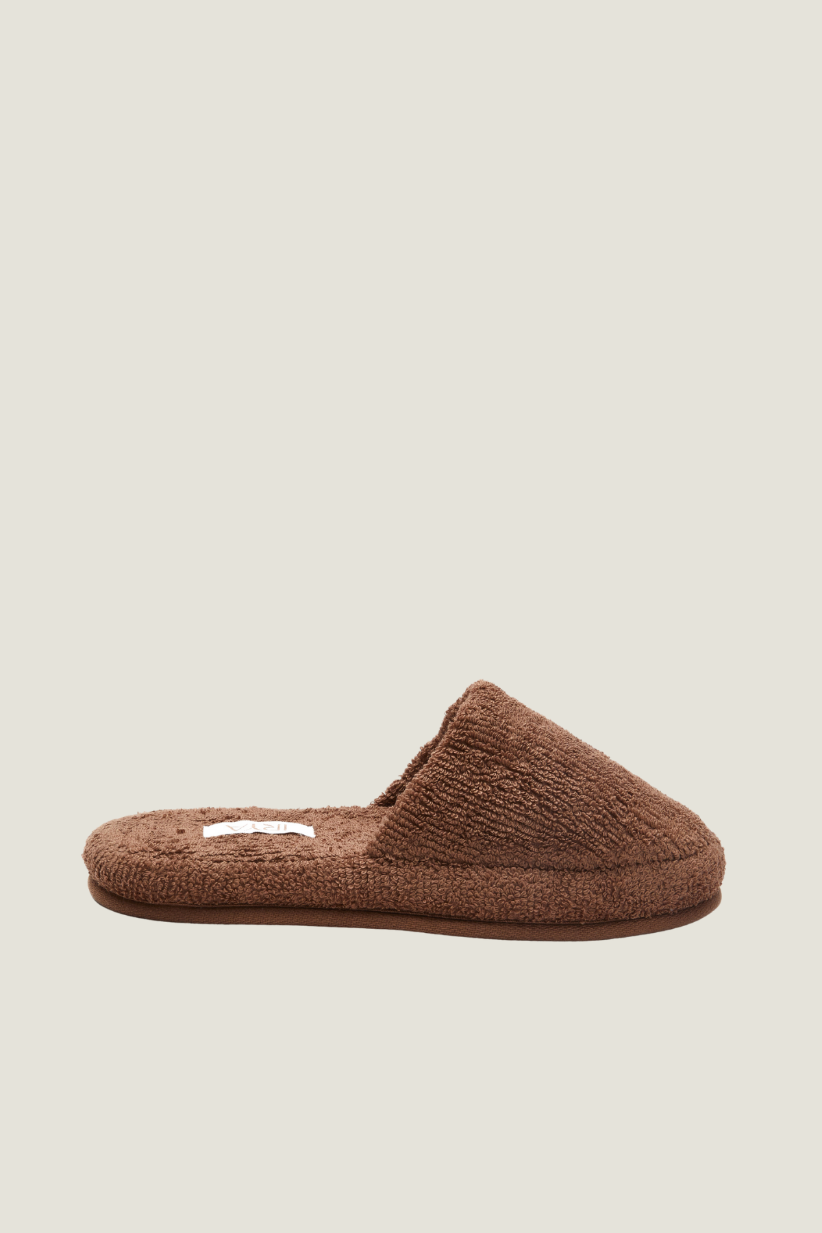 İRYA-Solena Unisex Kalın Tabanlı Havlu Terlik Kahve-Sandalet & Terlik-3-roqelvaxirum.shop
