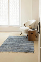 İRYA-Striped Denim Kilim Ekru/İNdigo 120X180-Kilim-1-roqelvaxirum.shop