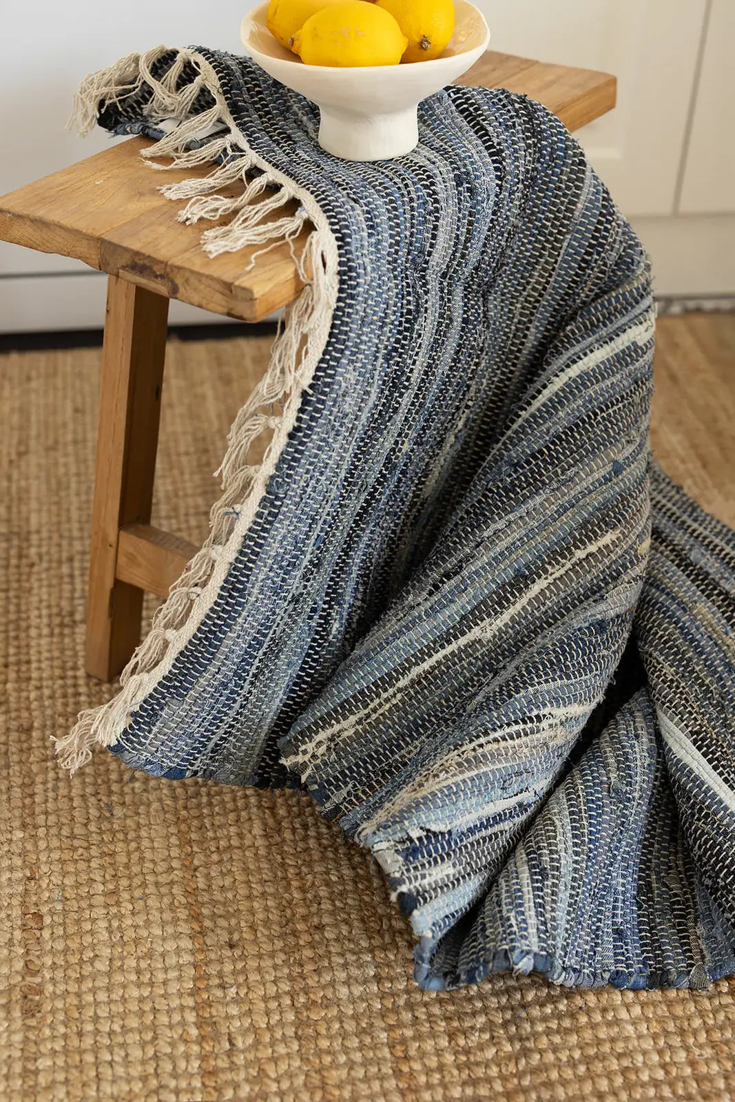 İRYA-Striped Denim Kilim Ekru/İNdigo 120X180-Kilim-3-roqelvaxirum.shop