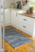 İRYA-Striped Denim Kilim Ekru/İNdigo 60X90-Kilim-1-roqelvaxirum.shop