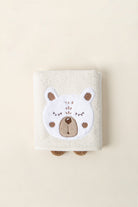 İRYA-Teddy 2'Li Organik Yenidoğan Hediye Seti Krem | Havlu, Önlük-4-roqelvaxirum.shop