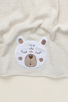 İRYA-Teddy 2'Li Organik Yenidoğan Hediye Seti Krem | Havlu, Önlük-6-roqelvaxirum.shop