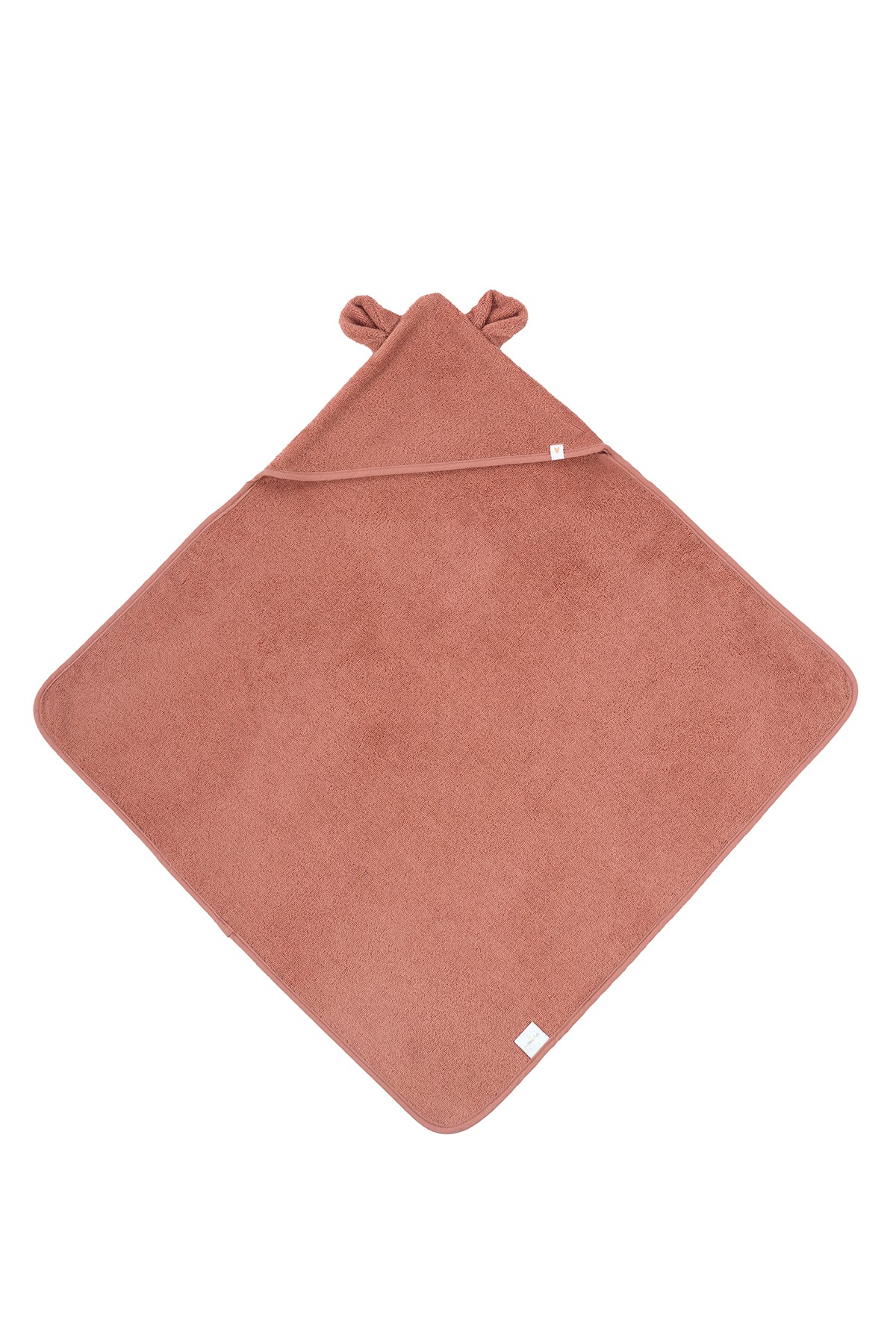 İRYA-Tiny Bear Organik Pamuk Bebek Kundak Kiremit 75X75-Kundak-2-roqelvaxirum.shop