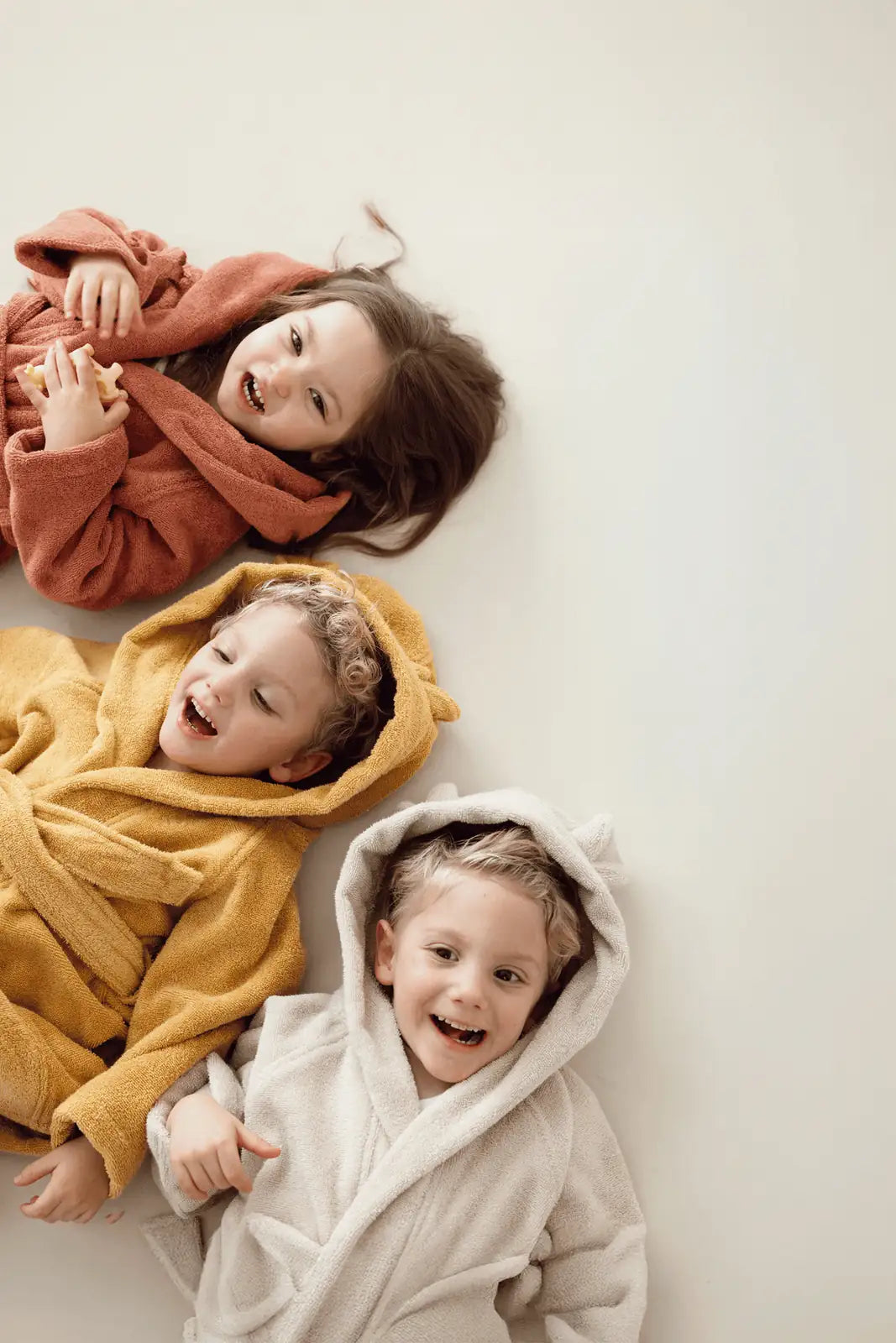 İRYA-Tiny Bear Organik Pamuk Çocuk Bornoz Kiremit-Bornoz-5-roqelvaxirum.shop