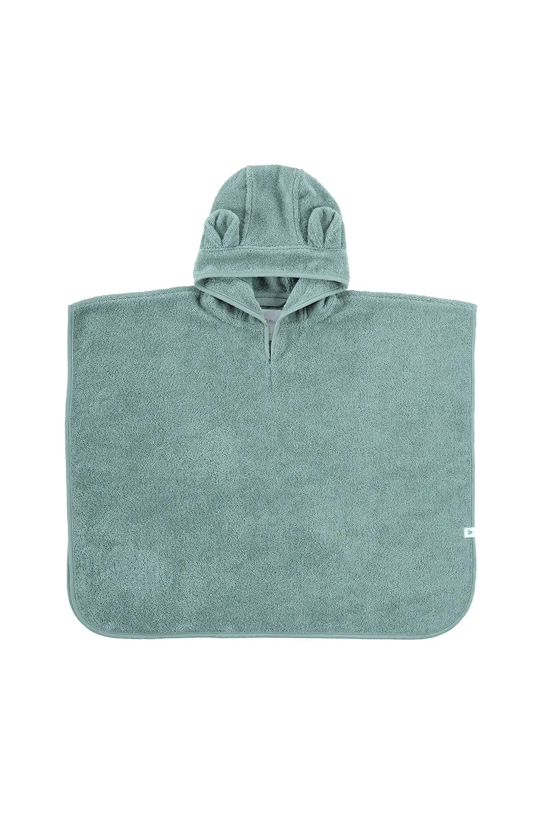İRYA-Tiny Bear Organik Pamuk Çocuk Panço Mint-Panço-2-roqelvaxirum.shop