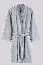 İRYA-Travertine %100 Pamuk Kadın Bornoz Gri-Bornoz-10-roqelvaxirum.shop