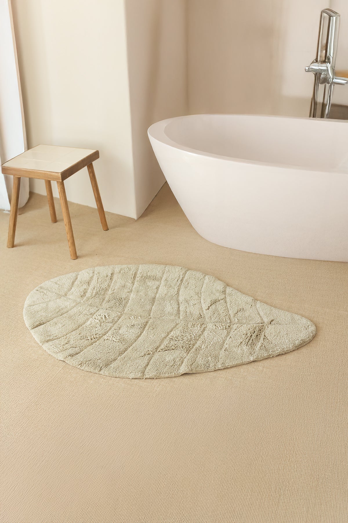 İRYA-Tropic Tekli Banyo Paspası %100 Pamuk 70X110 Mint-Paspas-1-roqelvaxirum.shop