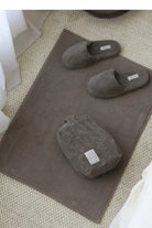 İRYA-Velluna Tekli Havlu Banyo Paspası 50X80 Cm Gri-Paspas-6-roqelvaxirum.shop