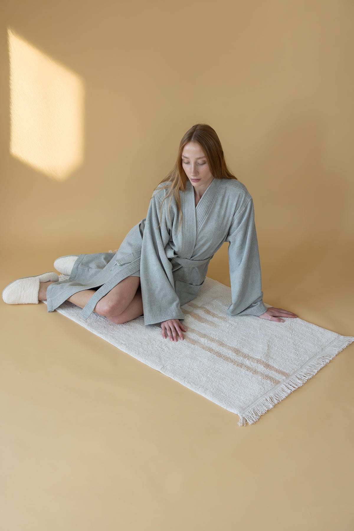 İRYA-Verona Bambu Kadın Bornoz Adaçayı-Bornoz-2-roqelvaxirum.shop