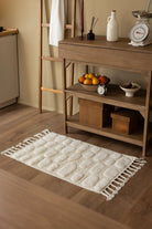 İRYA-Wall Tekli Banyo Paspası %100 Pamuk 60X100 Cm Ekru-Paspas-1-roqelvaxirum.shop