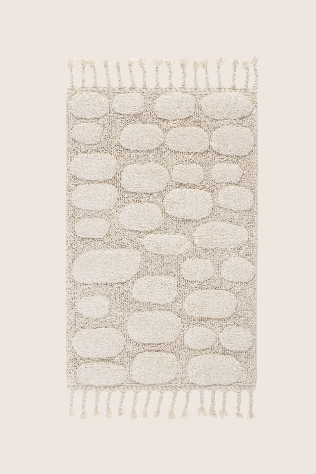 İRYA-Wall Tekli Banyo Paspası %100 Pamuk 60X100 Cm Ekru-Paspas-6-roqelvaxirum.shop