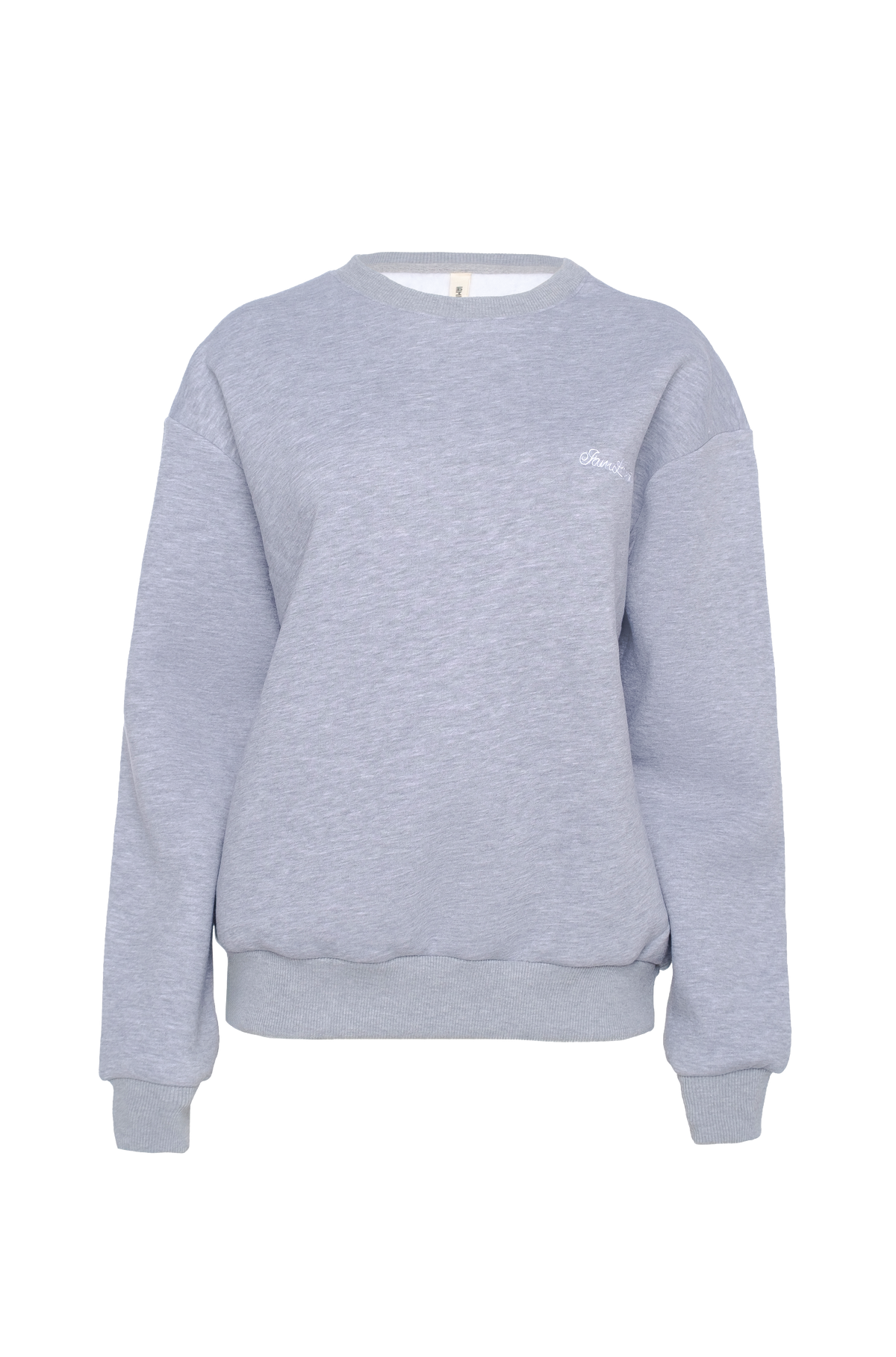 Iamlovein-Gray Marl Sweatshirt-Sweatshirts & Hoodies-1-roqelvaxirum.shop