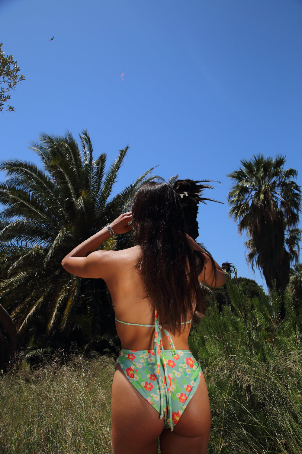 Iamlovein-Hawaii Green' Full Coverage Bikini Bottom-Bikini Altı-2-roqelvaxirum.shop