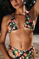 Iamlovein-SORUNLU - Hawaii Black Trio Bikini Top-Bikini & Mayo-1-roqelvaxirum.shop
