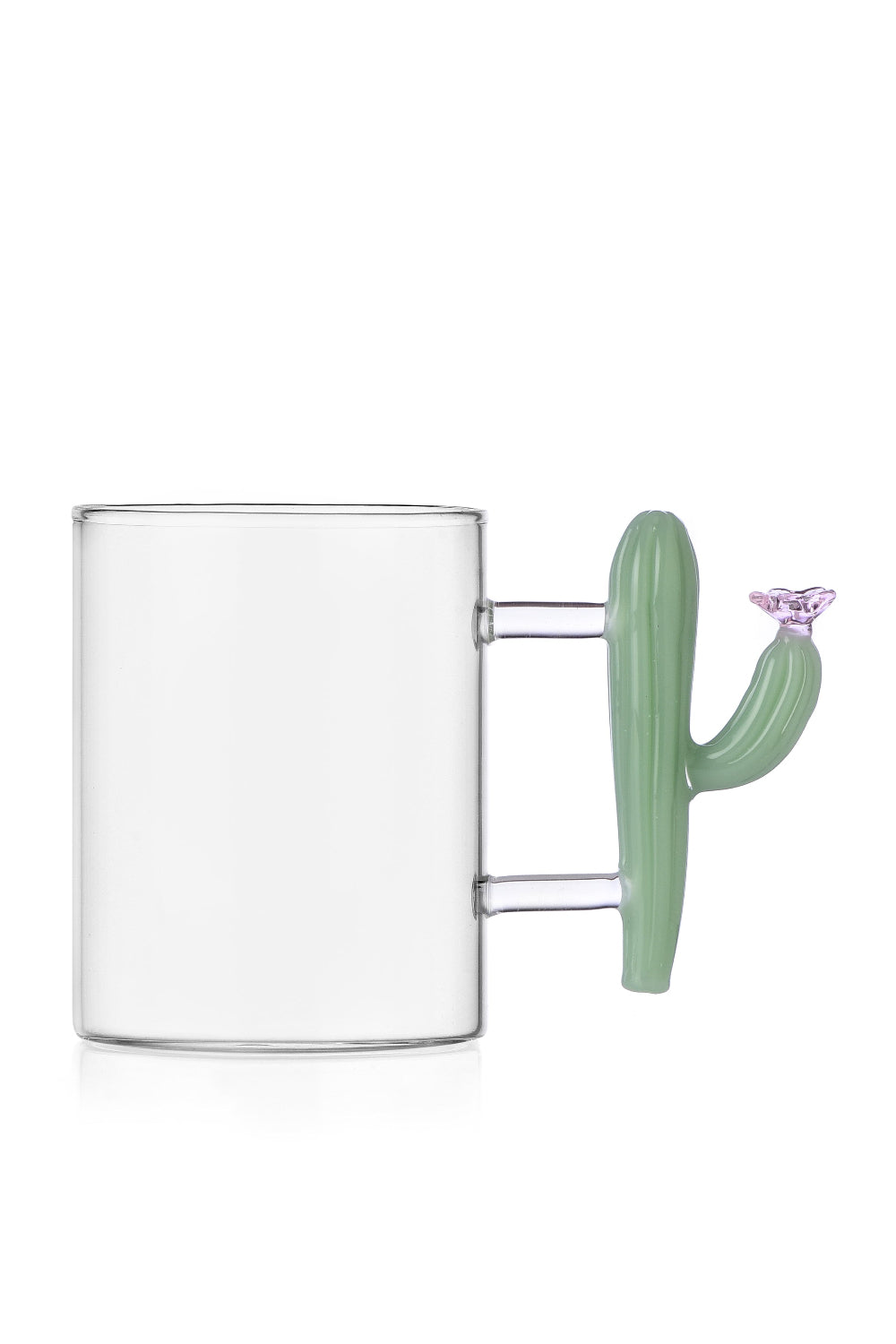 Ichendorf Milano-Desert Plants Mat Yeşil Kaktüs Figürlü Cam Kupa-Kupa Bardak-1-roqelvaxirum.shop