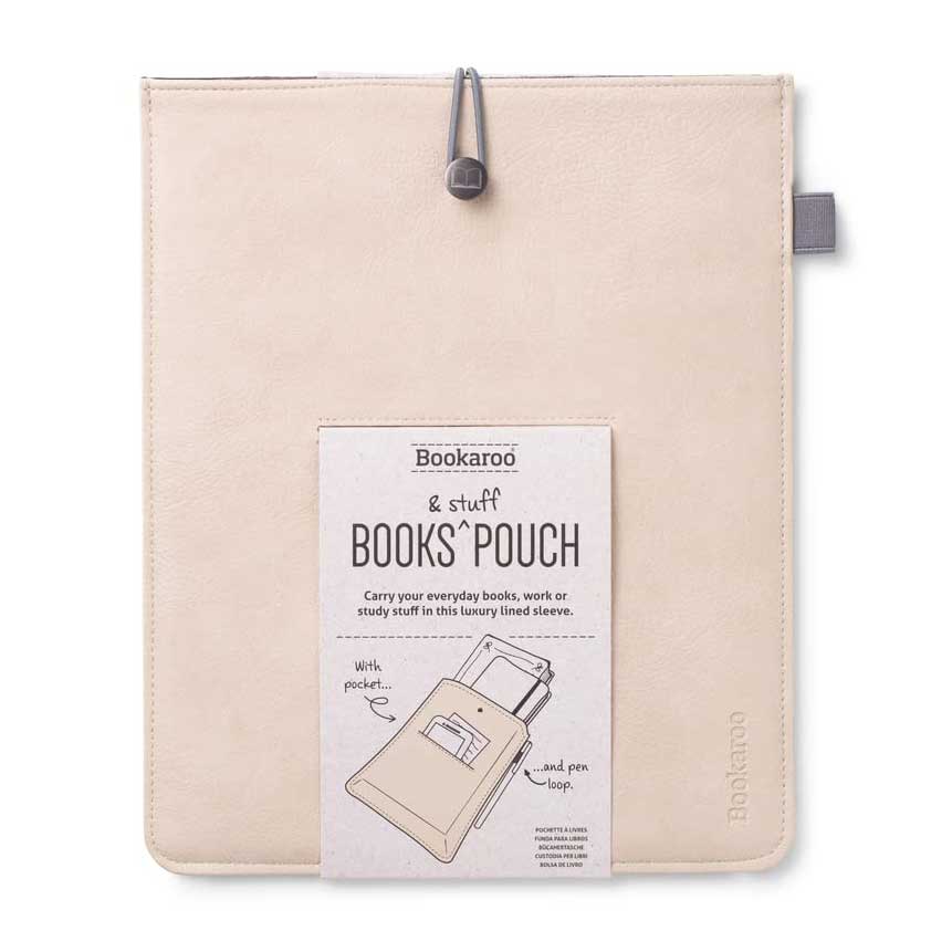 If-Bookaroo Books & Stuff Pouch Kitap&Defter Kılıfı Cream-Defter Kılıfı-1-roqelvaxirum.shop