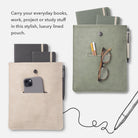 If-Bookaroo Books & Stuff Pouch Kitap&Defter Kılıfı Cream-Defter Kılıfı-2-roqelvaxirum.shop