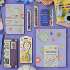 If-Bookaroo Books & Stuff Pouch Kitap&Defter Kılıfı It's A Good Day-Çizgili-3-roqelvaxirum.shop