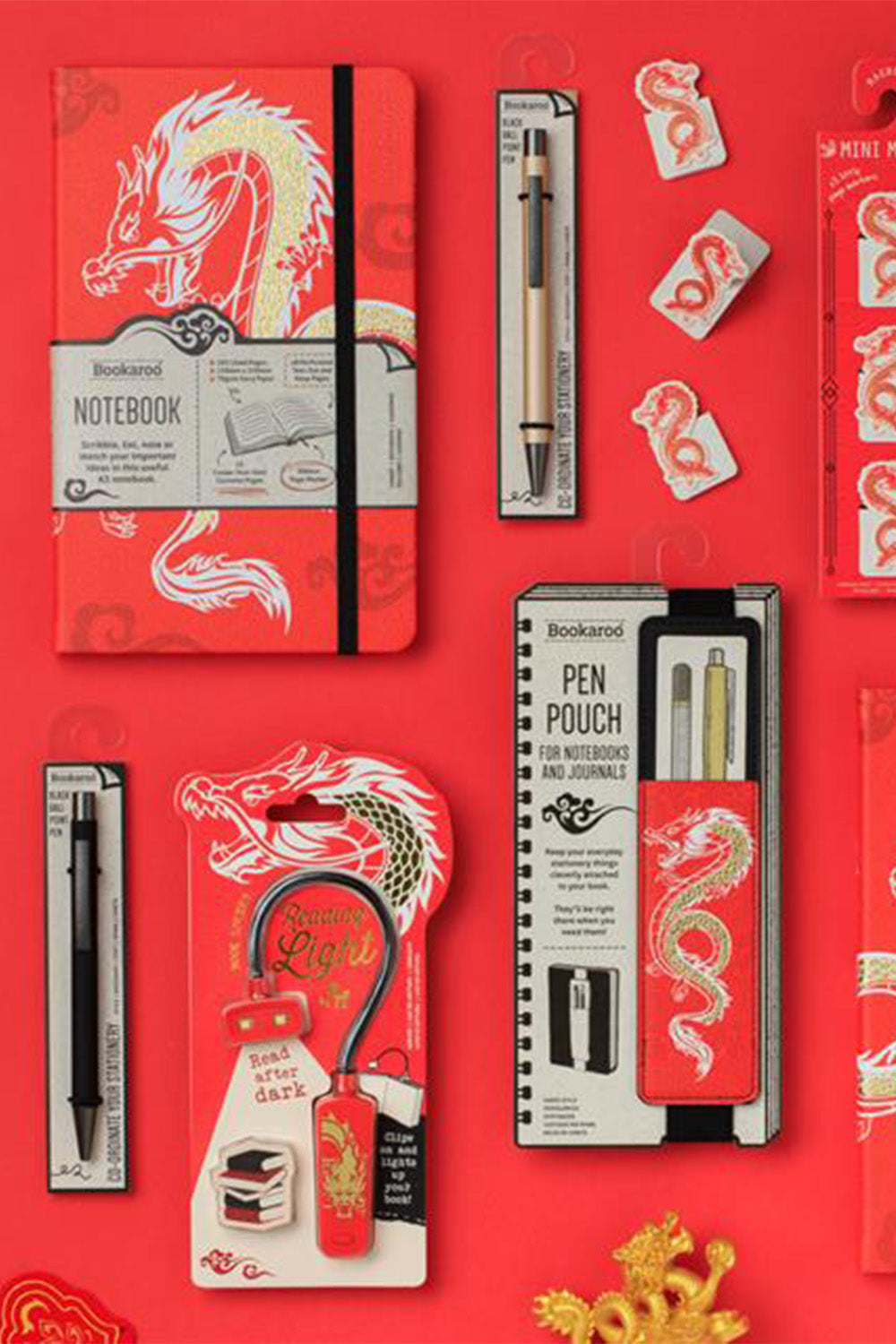 If-Bookaroo Books & Stuff Pouch Kitap&Defter Kılıfı Warrior Dragon-Defter-2-roqelvaxirum.shop
